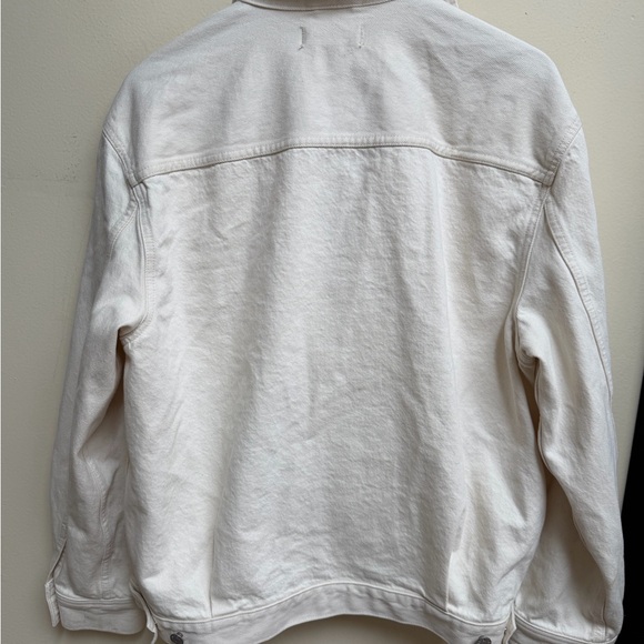 Madewell Cream Denim Jacket